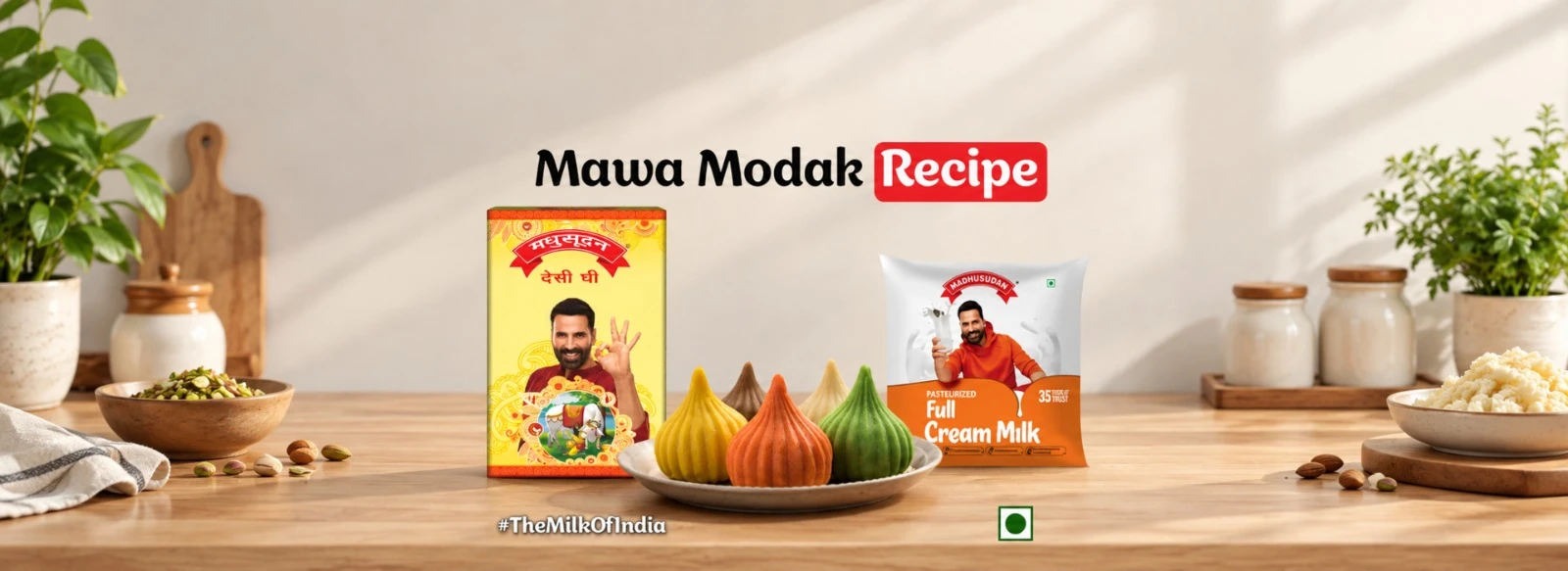 Mawa Modak Recipe